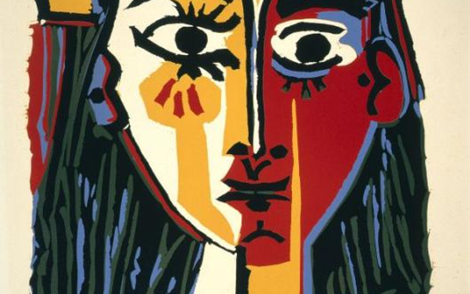 Pablo Picasso "Popiersie kobiety w kapeluszu", linoryt