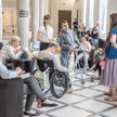 Protest rodziców i opiekunów osób niepełnosprawnych w Sejmie
