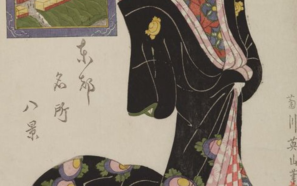 Kikugawa Eizan. Widok Nowej Yoshiwary