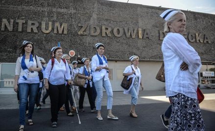 W służbie zdrowia protest za protestem. Ostatnio najgłośniejszy był ten w Centrum Zdrowia Dziecka. N