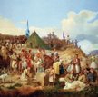 Obóz greckich powstańców, mal. Carl Wilhelm Freiherr von Heideck, ok. 1835 r.