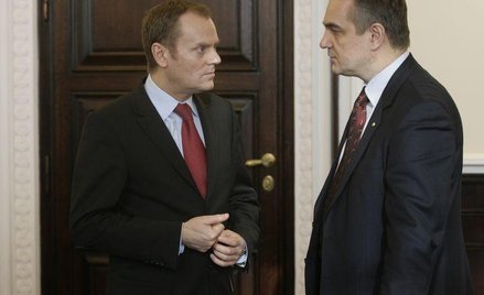 Premier Donald Tusk i wicepremier Waldemar Pawlak. Między politykami zaczynają się koalicyjne tarcia