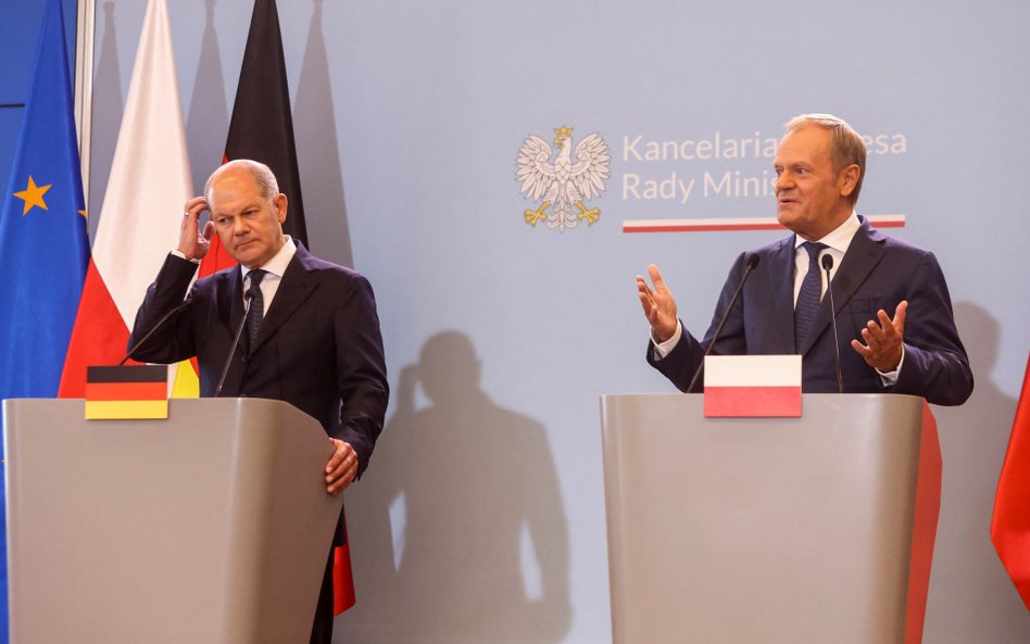 Olaf Scholz i Donald Tusk