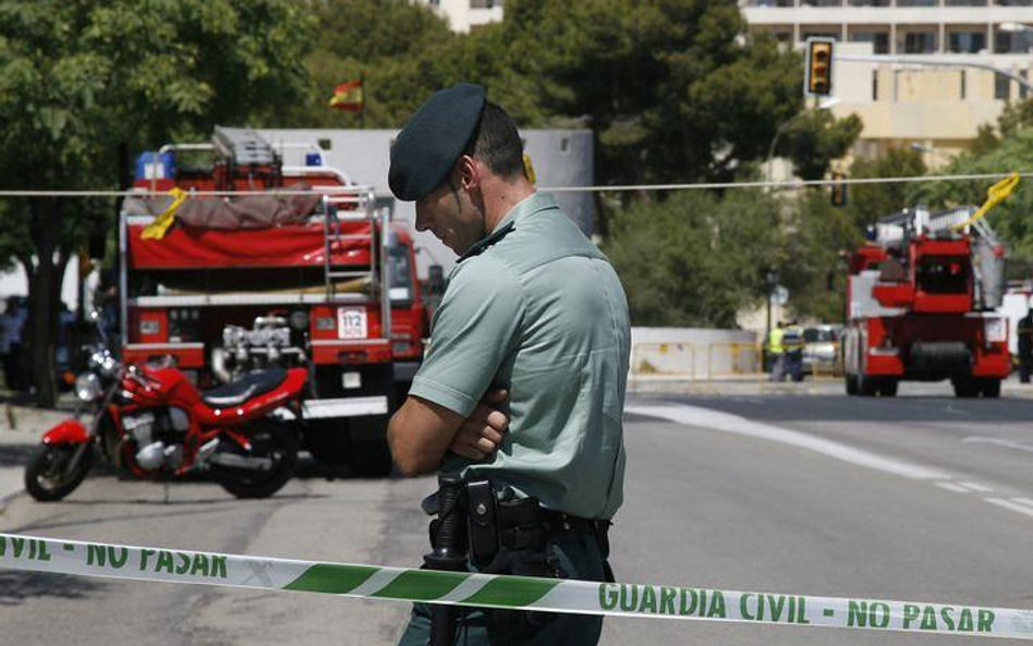 Policja zabezpieczyła teren wybuchu