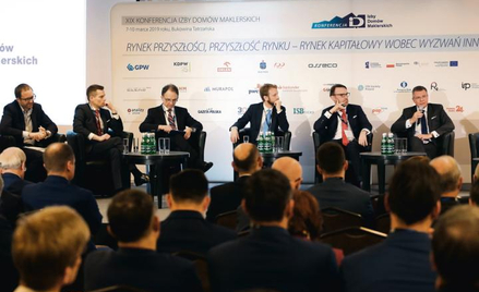 Od lewej: Marek Dietl (GPW), Jacek Jastrzębski (KNF), Waldemar Markiewicz (IDM), Marcin Obroniecki (