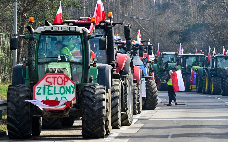 Protest rolników w Warszawie