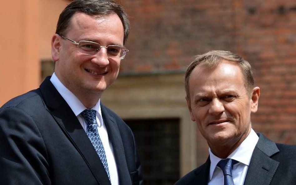 Premier Czech Petr Neczas gościł w niedzielę w Polsce na szczycie Grupy Wyszehradzkiej. Spotkał się 