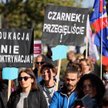 W Warszawie protestowali nauczyciele. Wśród nich żona ministra