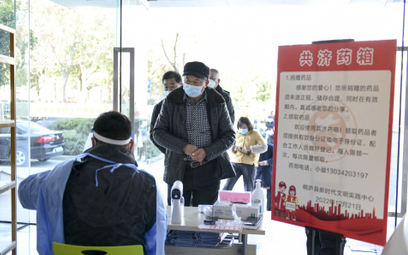 Punkt dystrybucji leków w  Zhejiang