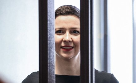 Maria Kolesnikowa na sali sądowej