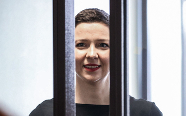 Maria Kolesnikowa na sali sądowej