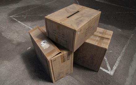 Michał Stonawski, Skrzynka elektryczna, 2012, olej / płótno