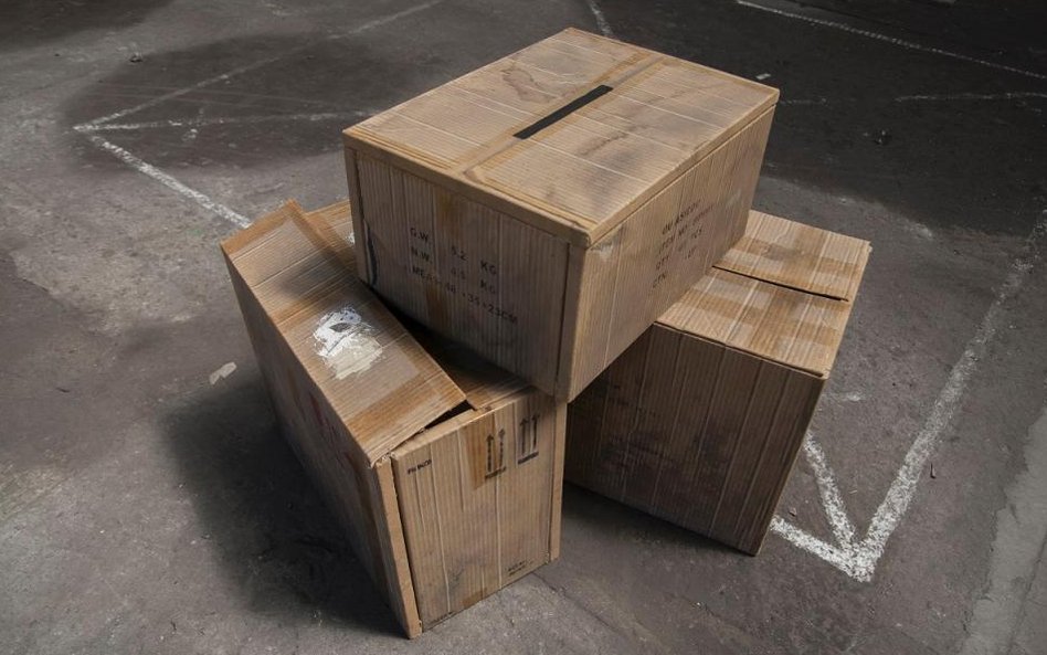 Michał Stonawski, Skrzynka elektryczna, 2012, olej / płótno