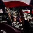 Happening partii Razem pod Kancelarią Premiera. Demonstranci domagają się opublikowania wyroku TK