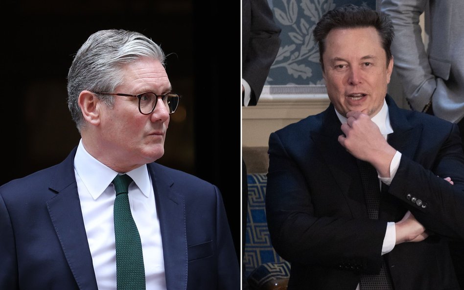 Keir Starmer i Elon Musk