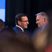 Jacek Żalek (na zdjęciu z Mateuszem Morawieckim) w Białymstoku wraz z żoną, podlaską radną sejmiku, 