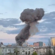 Dwie rakiety spadły w centrum Kijowa