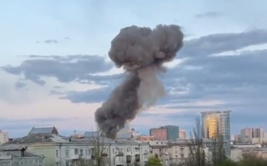 Dwie rakiety spadły w centrum Kijowa