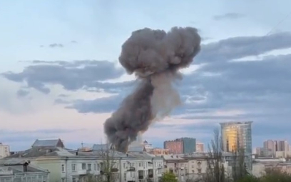 Dwie rakiety spadły w centrum Kijowa
