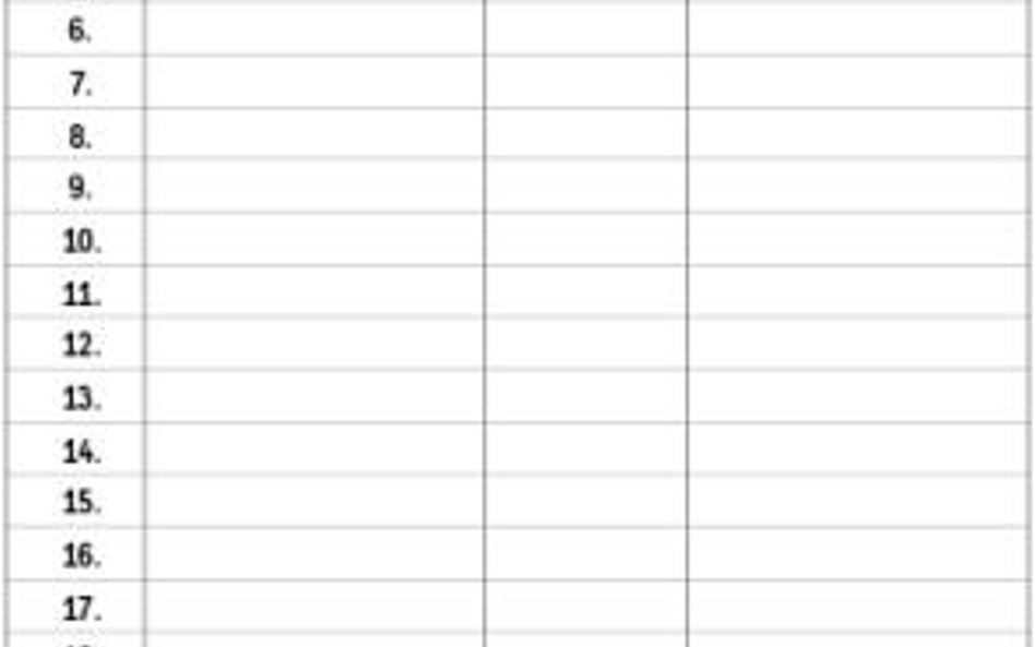 Przykład miesięcznego rozliczenia godzin wykonywania usług