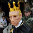 Putin jako król Herod podczas obchodów prawosławnego Bożego Narodzenia na Ukrainie