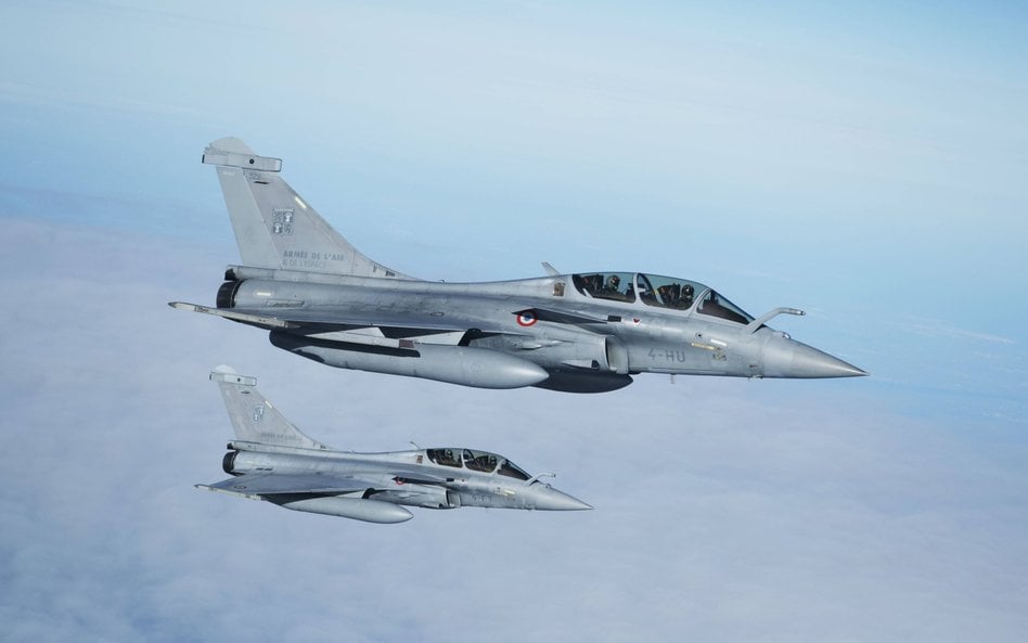 Samoloty Rafale francuskich sił powietrznych