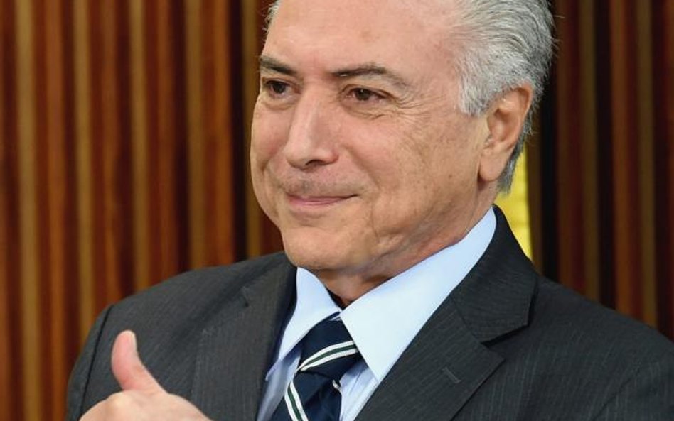Michel Temer: - Igrzyska pokażą światu naród o skonsolidowanej demokracji i jedną z największych gos