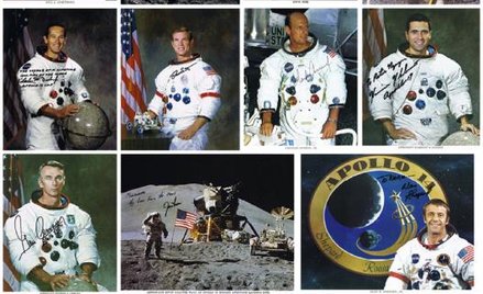 Autografy astronautów, którzy stąpali po księżycu, zdrożały w ciągu ostatnich 12 lat o 617 proc., a 