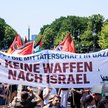 14 czerwca 2025 r., uczestnicy demonstracji inicjatywy pokojowej „Solidarność z Palestyną! Stop dost