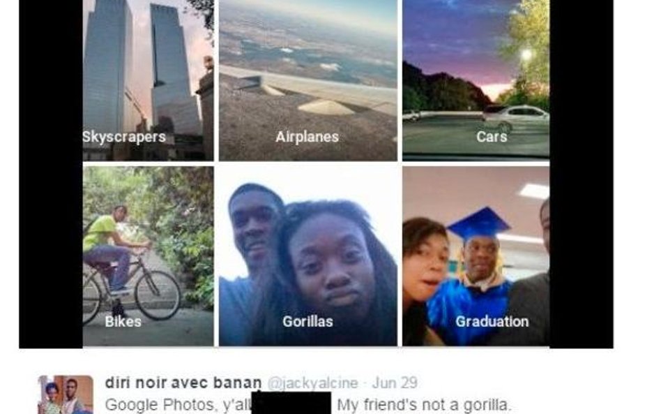 Pomyłka algorytmów Google wywołała oburzenie w mediach społecznościowych.