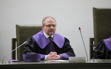 Sędzia Aleksander Stępkowski na sali Sądu Najwyższego w Warszawie