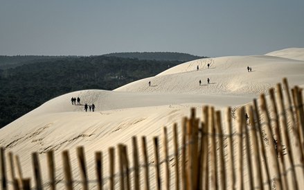 Wydmy La Teste-de-Buch, koło Zatoki Arcachon