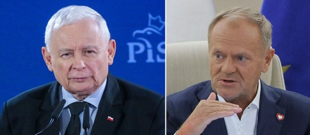 Jarosław Kaczyński i Donald Tusk