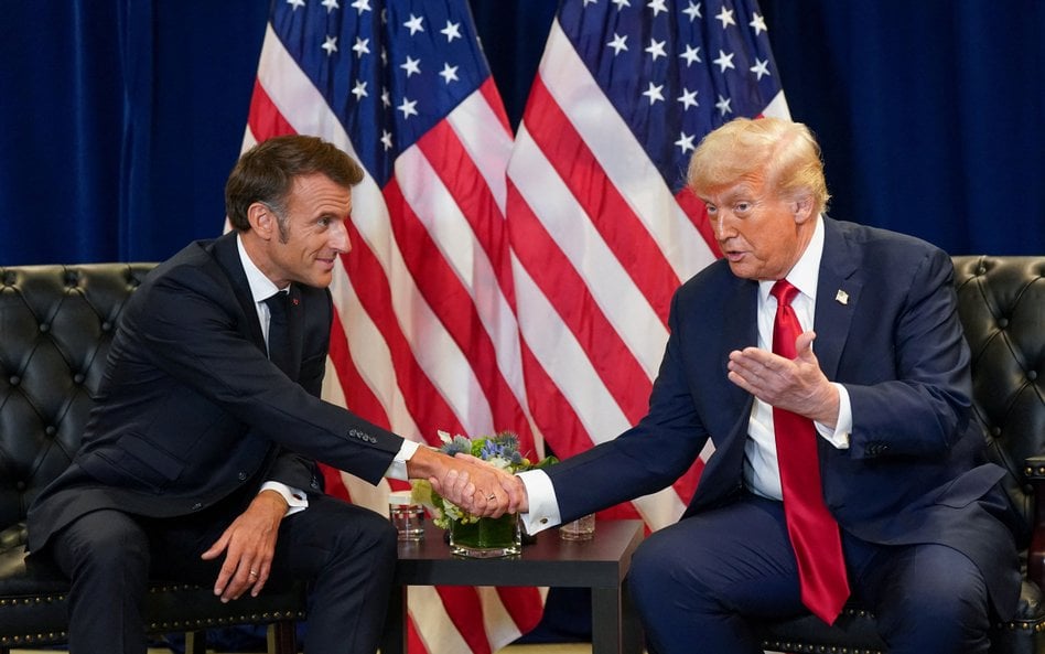 Emmanuel Macron i Donald Trump