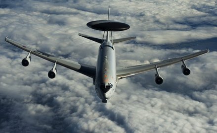 Natowski E-3A AWACS podczas lotu nad południowymi Niemcami, 11 września 2012 r. Fot./USAF