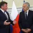 Minister sprawiedliwości, prokurator generalny Zbigniew Ziobro (L) oraz belgijski polityk, unijny ko
