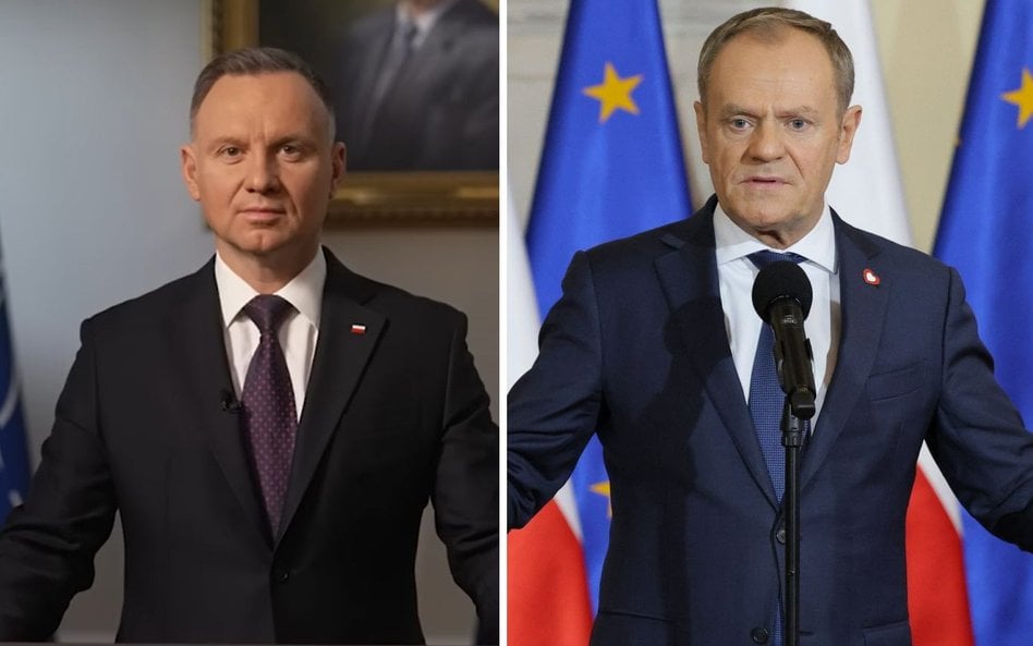 Andrzej Duda i Donald Tusk