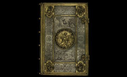Srebrna oprawa z Biblioteki księcia Albrechta Pruskiego i księżnej Anny Marii ok. 1555 r., Bibliotek