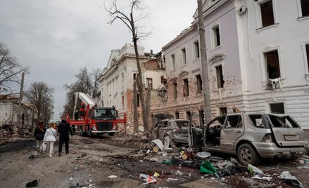 Miasto Sumy po rosyjskim ataku