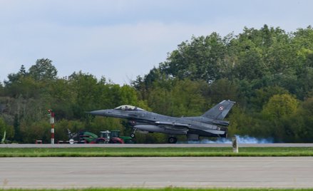 Karol Nawrocki wizytował bazę w Poznaniu-Krzesinach