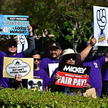 Protest pracowników Disneylandu