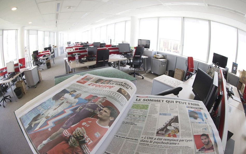 Strajk w „L’Equipe”