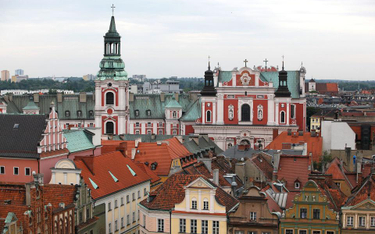 Panorama starego Miasta w Poznaniu