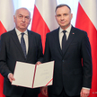 Sędzia Wiesław Kozielewicz i prezydent Andrzej Duda