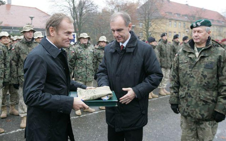 Uroczystość zakończenia misji w Iraku