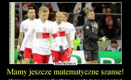 "Mamy jeszcze matematyczne szanse!". Internauci komentują mecz reprezentacji