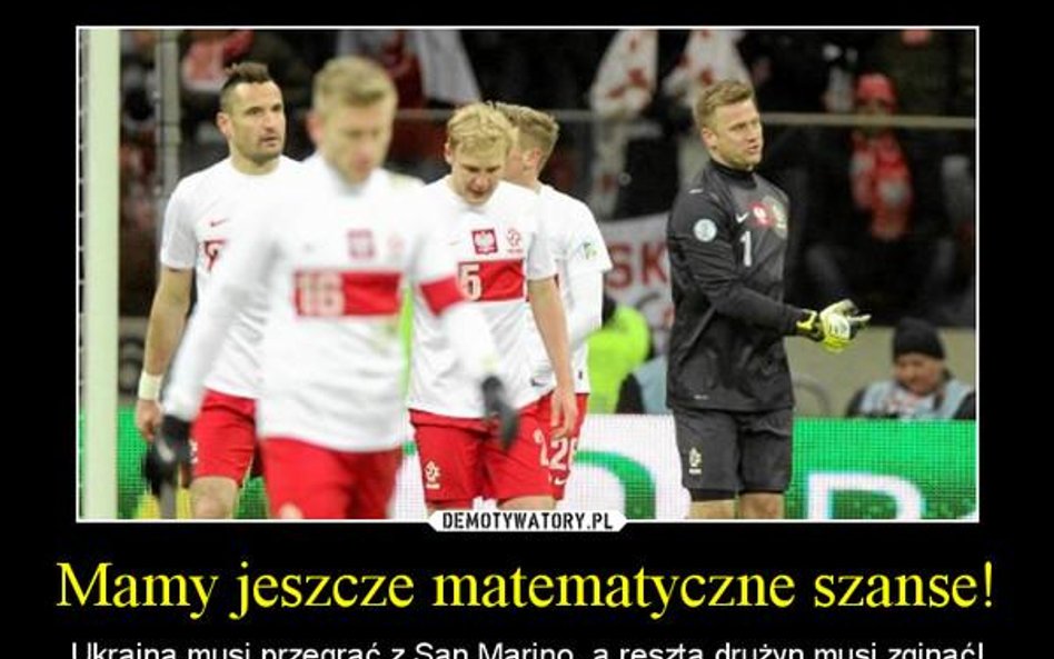 "Mamy jeszcze matematyczne szanse!". Internauci komentują mecz reprezentacji