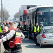 Wypadek autokaru z nastolatkami pod Warszawą