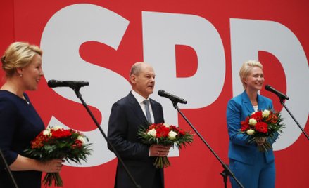 Olaf Scholz, kandydat SPD na kanclerza