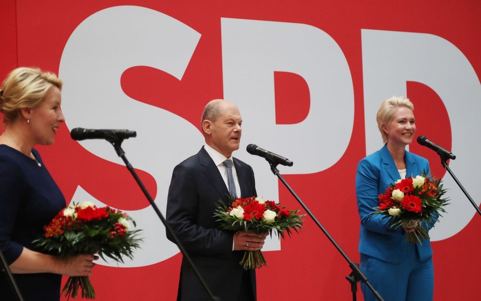 Olaf Scholz, kandydat SPD na kanclerza